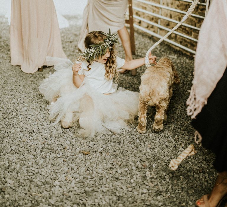 Show Me Your Mumu Bridesmaids Dresses // Glasshouse Wedding At Anran In Devon // Image By Paige Grace Photography // Film By The Wild Bride