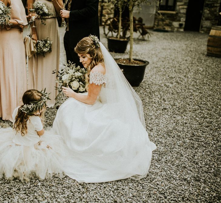 Show Me Your Mumu Bridesmaids Dresses // Glasshouse Wedding At Anran In Devon // Image By Paige Grace Photography // Film By The Wild Bride