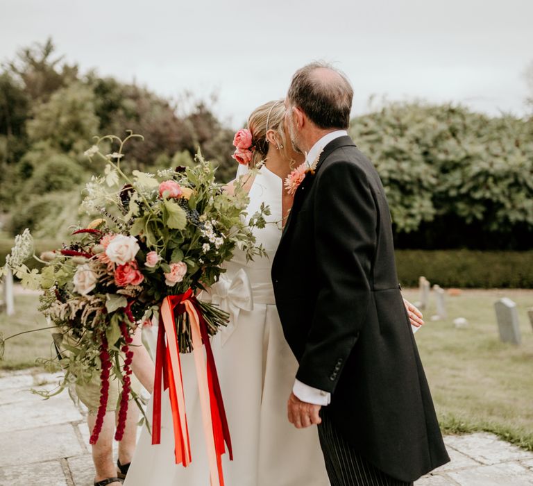 Bride In Jesus Peiro Dress // Image By Green Antlers Photography