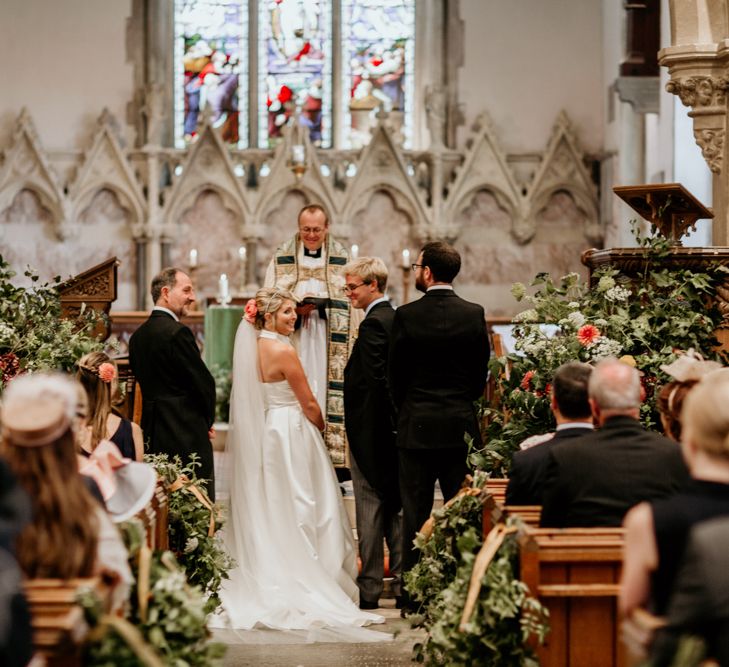 Bride In Jesus Peiro Dress // Image By Green Antlers Photography