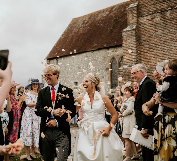 Bride In Jesus Peiro Dress // Image By Green Antlers Photography