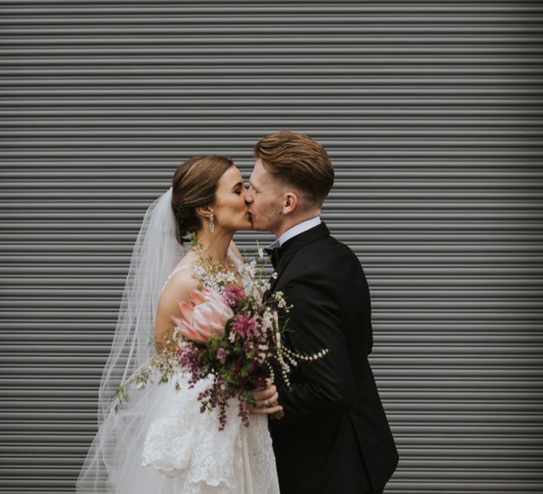 Bride and groom at Australian wedding