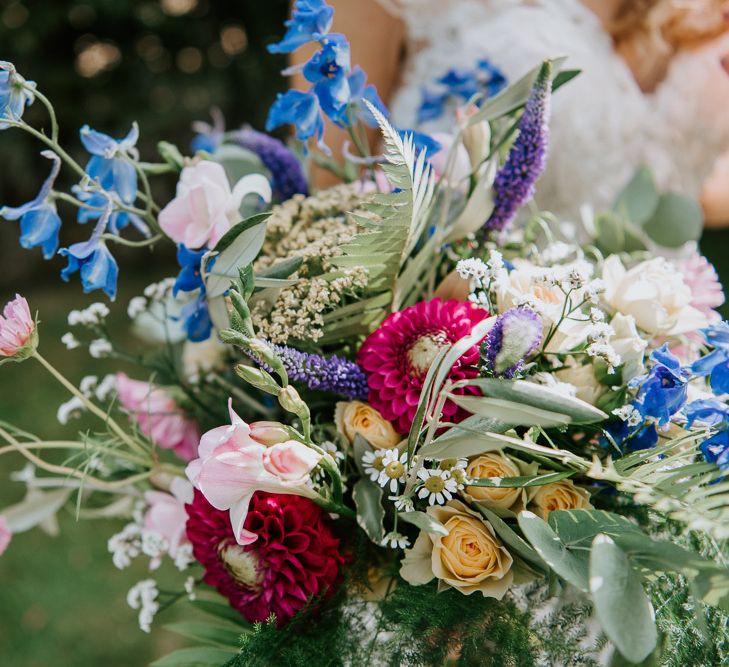 Colourful Wildflower Wedding Bouquet