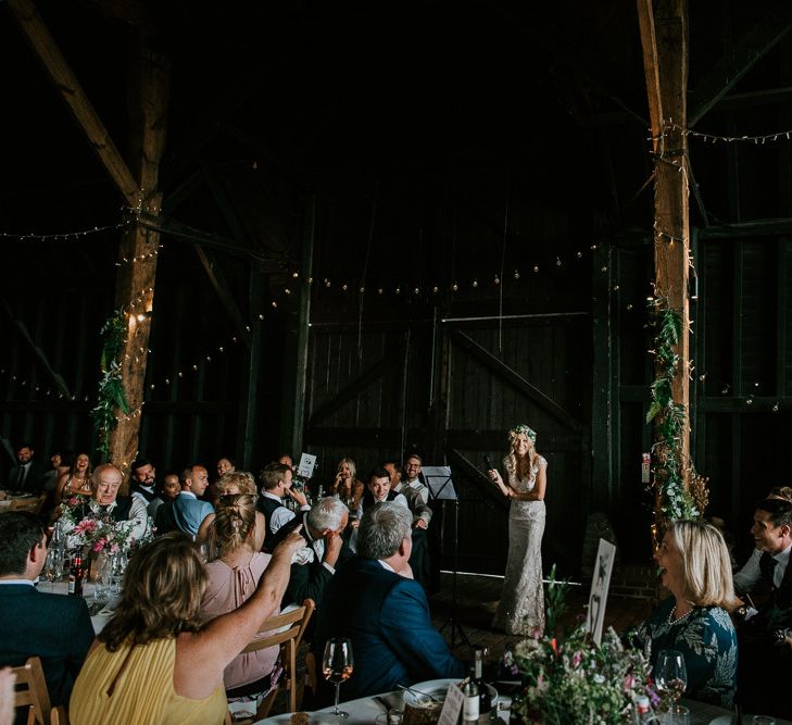 Barn Wedding Reception at Elmley Nature Reserve in Kent