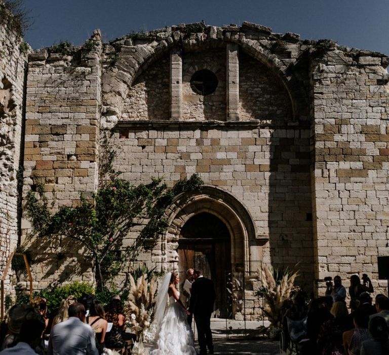 French Chateau Wedding Ceremony