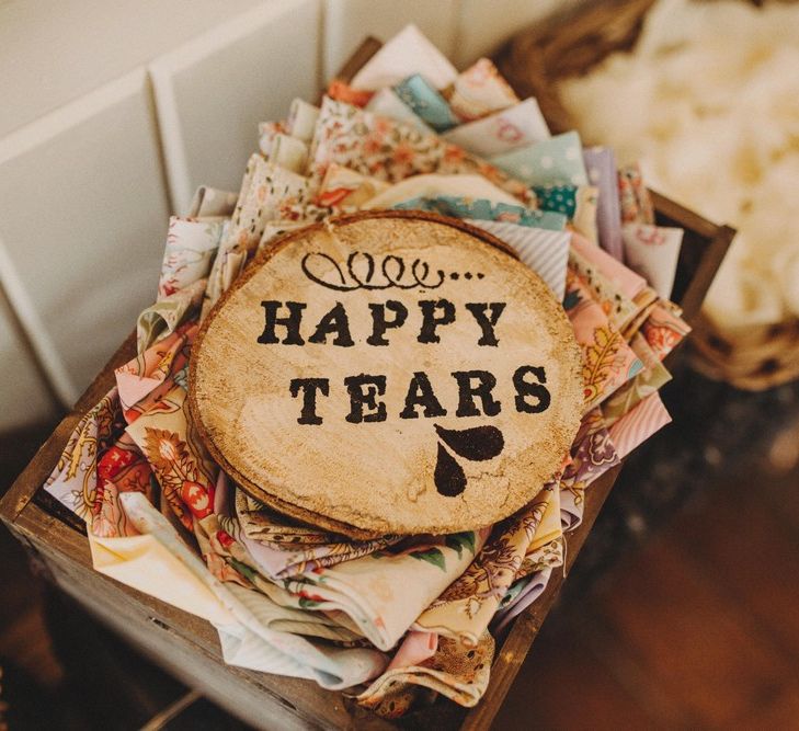 Happy Tears Wedding Tissues For Ceremony