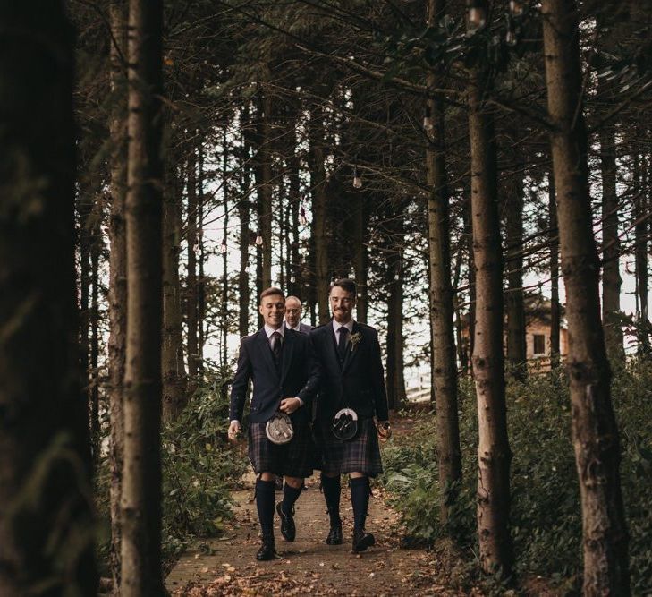 Groom makes his way to ceremony