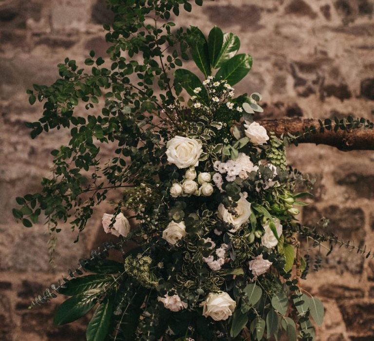 Wedding flowers at Guardswell Farm