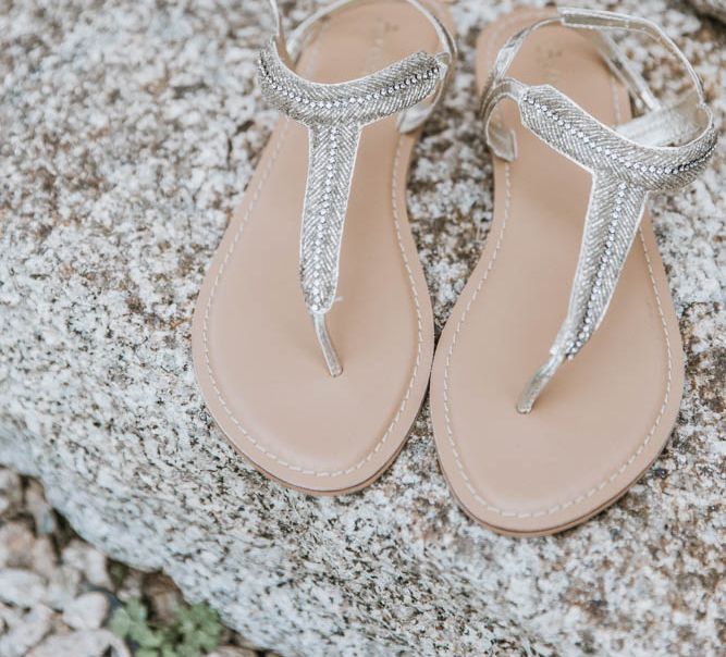 Accessorize Silver Sandals