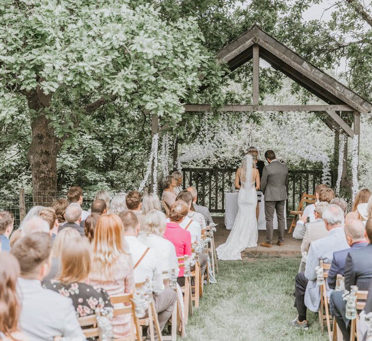 Outdoor Wedding Ceremony at The Green, Cornwall