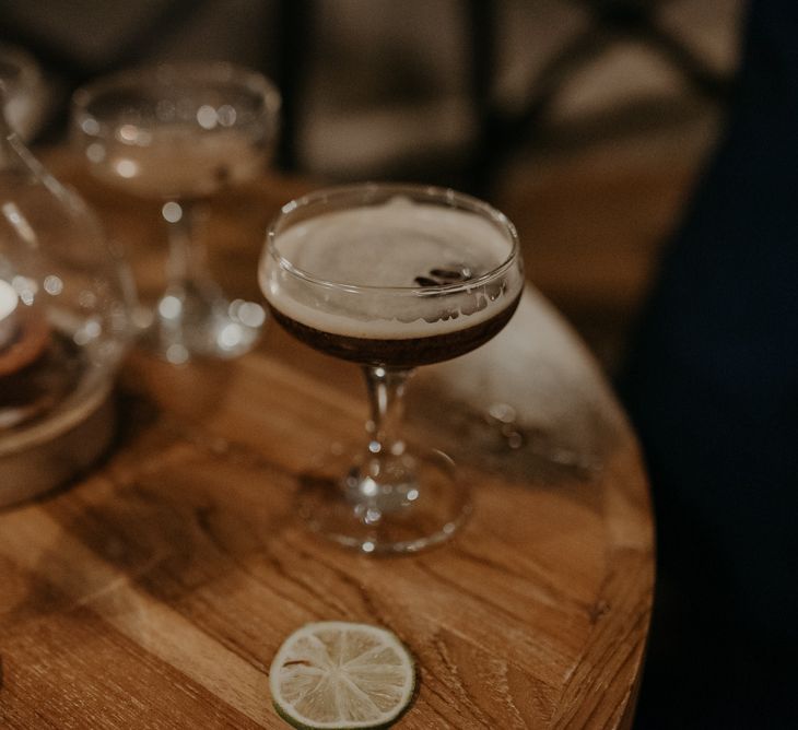 Expresso Martini wedding cocktail