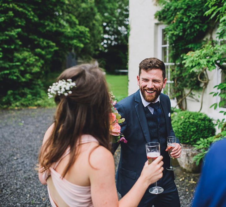 DIY Bright Family Wedding at Plas Glansevin in Carmarthenshire, Wales |  O&amp; C Photography