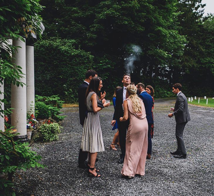 DIY Bright Family Wedding at Plas Glansevin in Carmarthenshire, Wales |  O&amp; C Photography