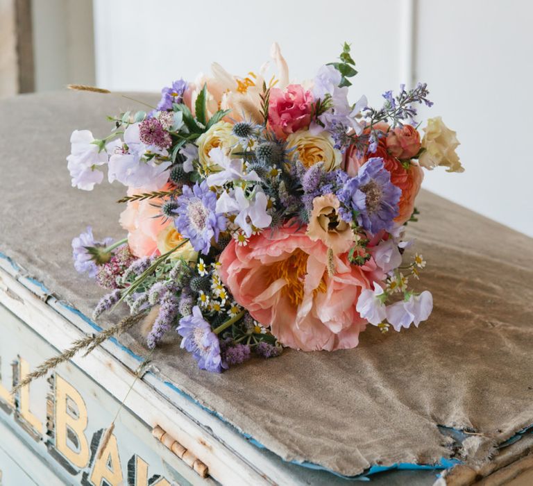 Wildflower Colourful Wedding Bouquet