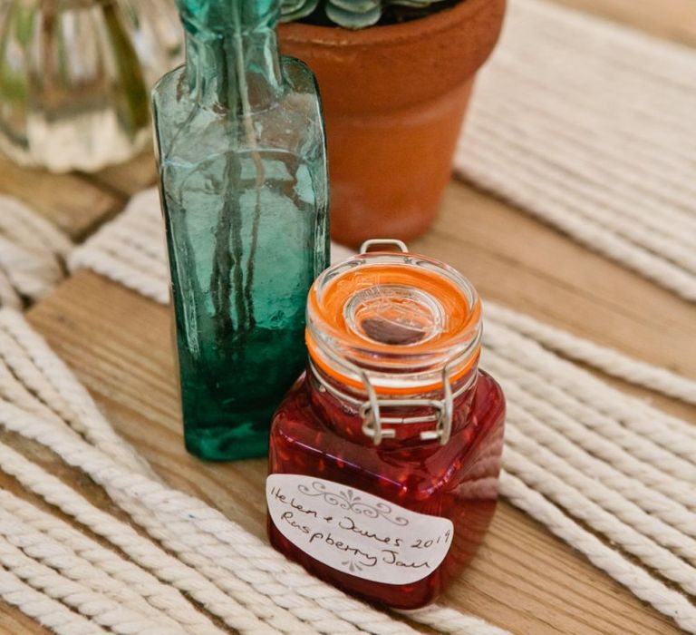 Homemade Jam Wedding Favours