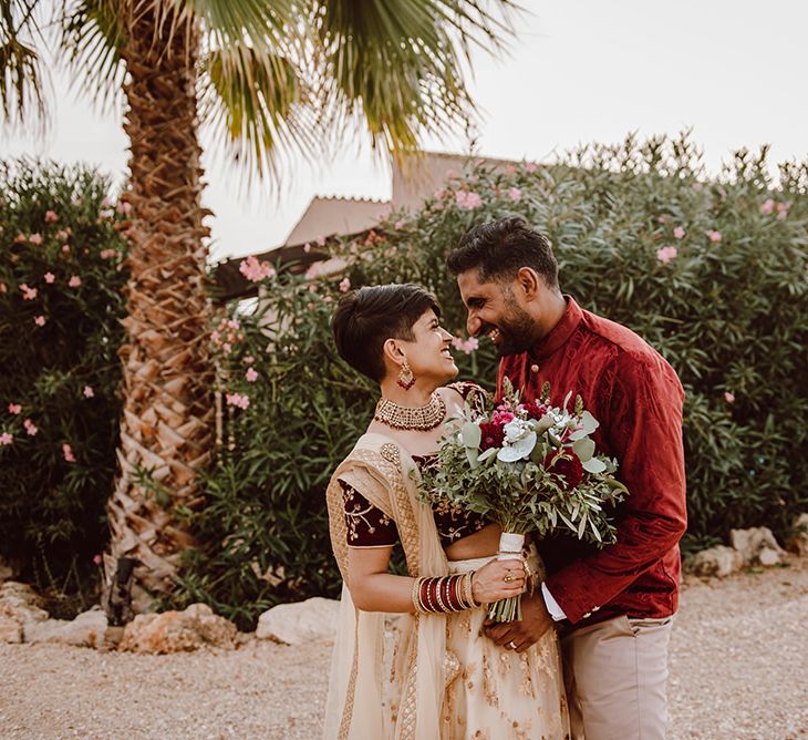 Bride and groom at First Dates wedding