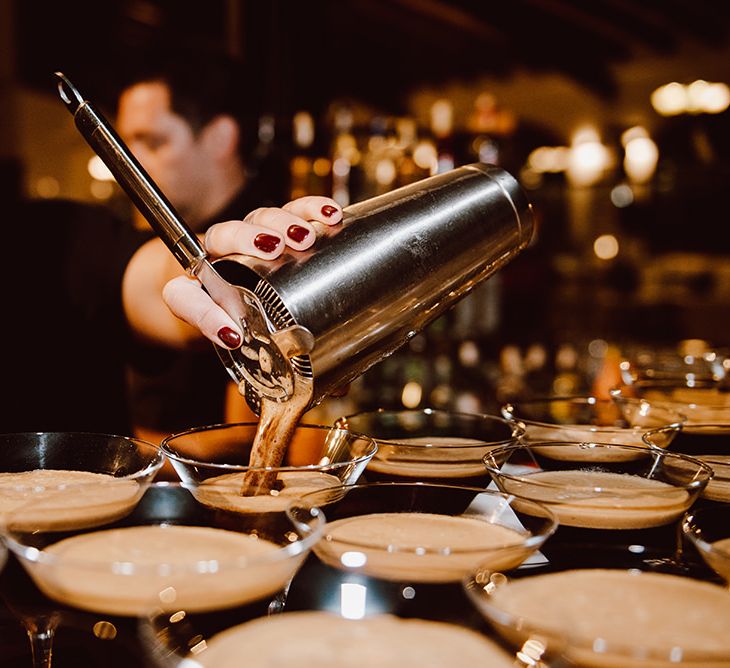 Espresso Martini wedding drinks