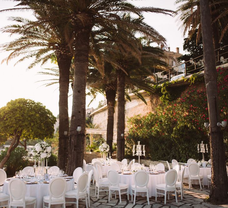 Outdoor Wedding Reception in Croatia