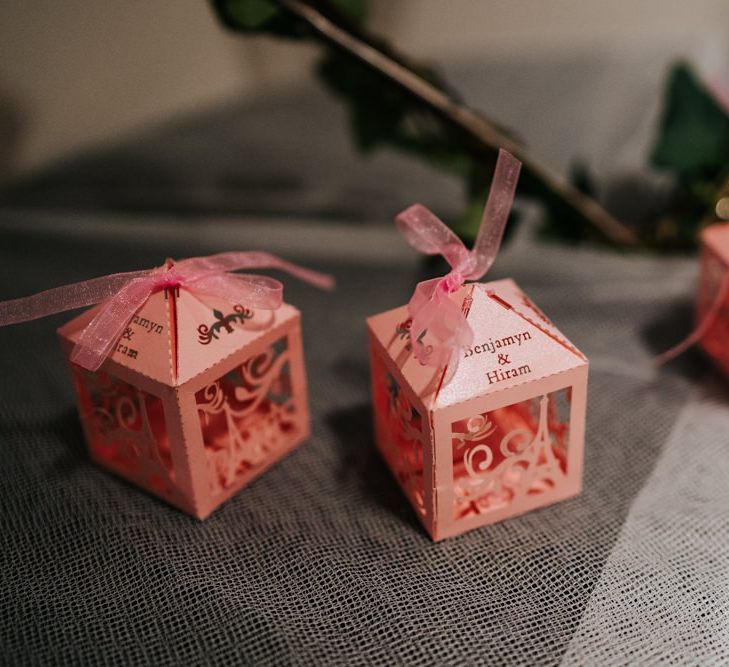 Personalised Paris themed decor at intimate same-sex ceremony