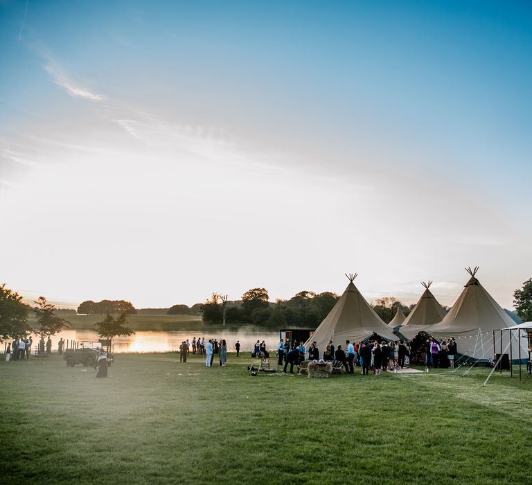 Tipi  by By The Lake | Holkham Hall Norfolk Wedding Venue | How to Theme Your Wedding to Compliment Your Wedding Venue | Kathy Ashdown Photography