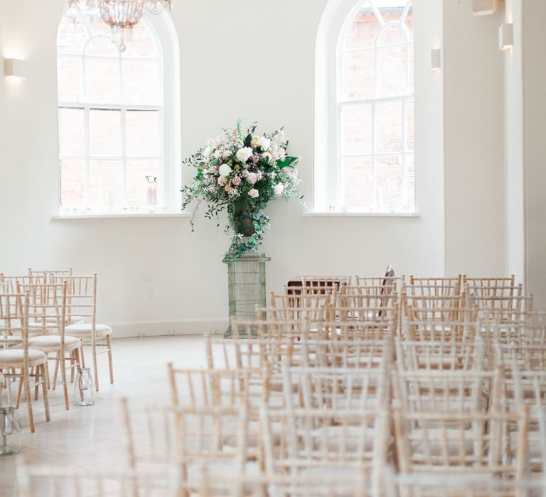 Romantic Blush Pink, Black Tie Wedding at Iscoyd Park, Shropshire | Alvina Valenta Bridal Gown | ASOS Bridesmaid Dresses | Jo Bradbury Fine Art Photography