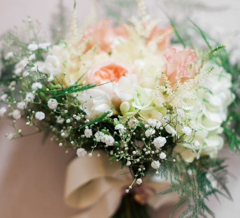 Romantic Blush Pink, Black Tie Wedding at Iscoyd Park, Shropshire | Alvina Valenta Bridal Gown | ASOS Bridesmaid Dresses | Jo Bradbury Fine Art Photography