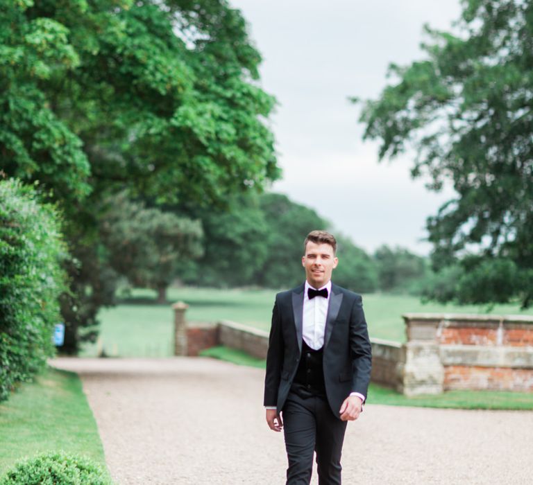 Romantic Blush Pink, Black Tie Wedding at Iscoyd Park, Shropshire | Alvina Valenta Bridal Gown | ASOS Bridesmaid Dresses | Jo Bradbury Fine Art Photography