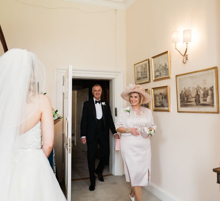 Romantic Blush Pink, Black Tie Wedding at Iscoyd Park, Shropshire | Alvina Valenta Bridal Gown | ASOS Bridesmaid Dresses | Jo Bradbury Fine Art Photography