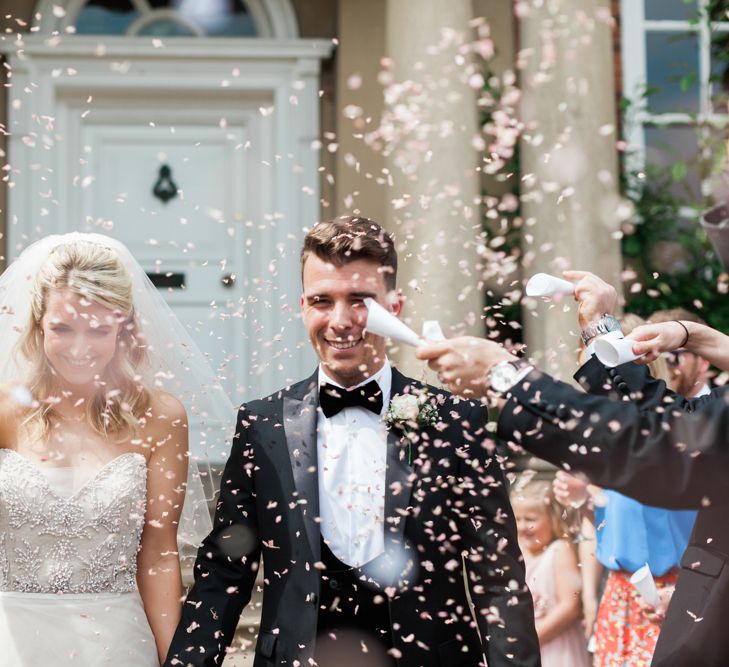 Romantic Blush Pink, Black Tie Wedding at Iscoyd Park, Shropshire | Alvina Valenta Bridal Gown | ASOS Bridesmaid Dresses | Jo Bradbury Fine Art Photography