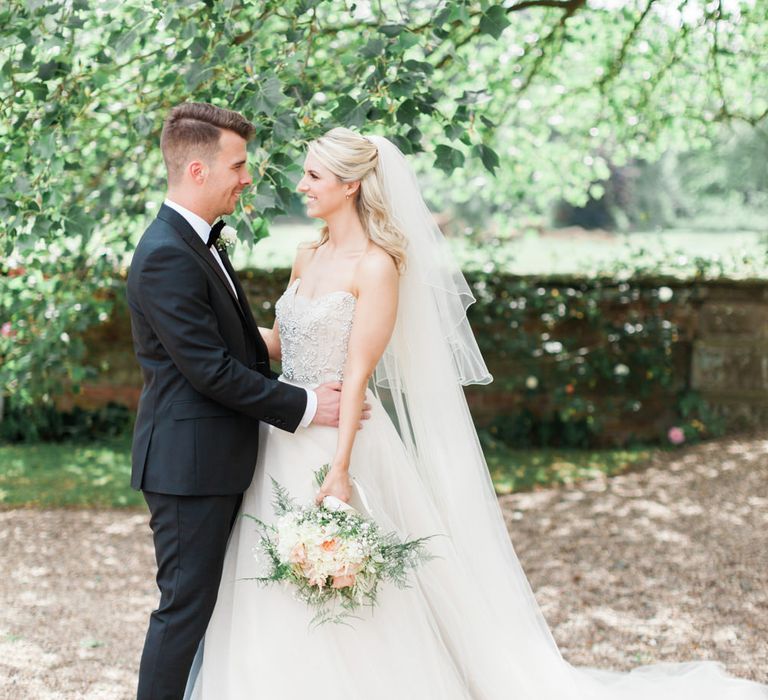 Romantic Blush Pink, Black Tie Wedding at Iscoyd Park, Shropshire | Alvina Valenta Bridal Gown | ASOS Bridesmaid Dresses | Jo Bradbury Fine Art Photography