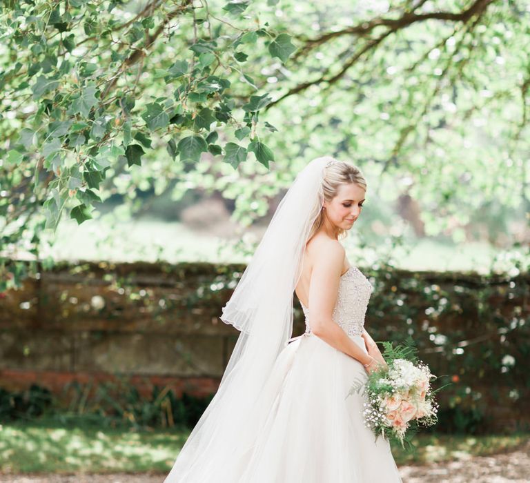 Romantic Blush Pink, Black Tie Wedding at Iscoyd Park, Shropshire | Alvina Valenta Bridal Gown | ASOS Bridesmaid Dresses | Jo Bradbury Fine Art Photography