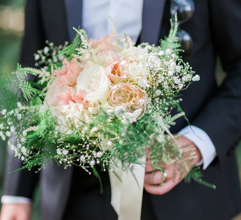 Romantic Blush Pink, Black Tie Wedding at Iscoyd Park, Shropshire | Alvina Valenta Bridal Gown | ASOS Bridesmaid Dresses | Jo Bradbury Fine Art Photography