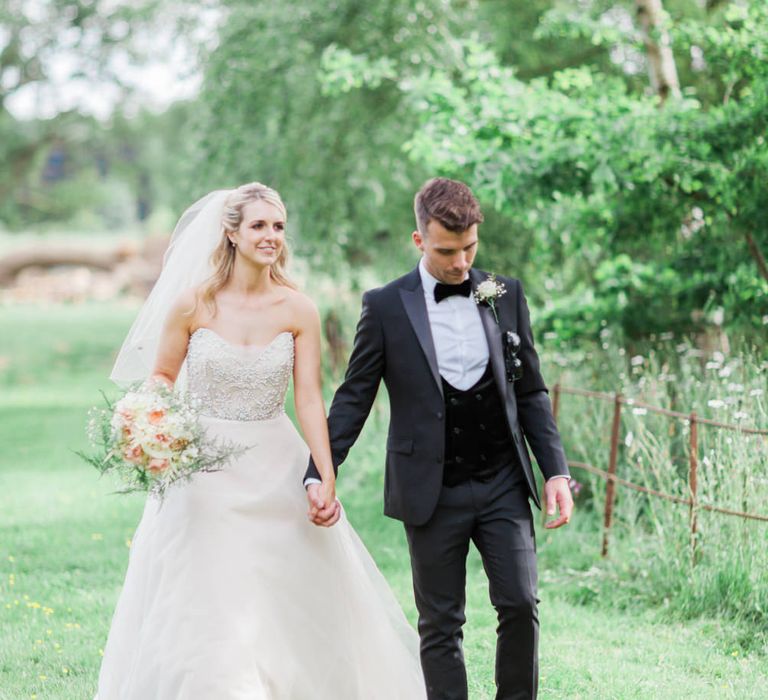 Romantic Blush Pink, Black Tie Wedding at Iscoyd Park, Shropshire | Alvina Valenta Bridal Gown | ASOS Bridesmaid Dresses | Jo Bradbury Fine Art Photography