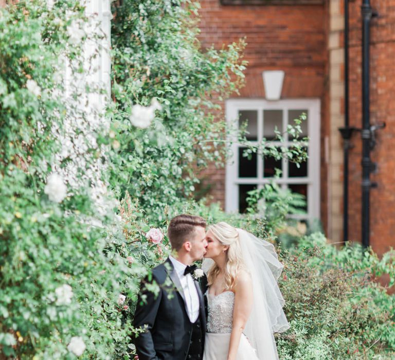 Romantic Blush Pink, Black Tie Wedding at Iscoyd Park, Shropshire | Alvina Valenta Bridal Gown | ASOS Bridesmaid Dresses | Jo Bradbury Fine Art Photography