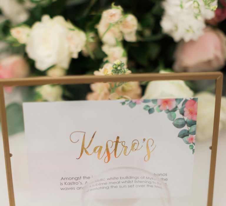 Pastel Pink and Green Wedding Stationery