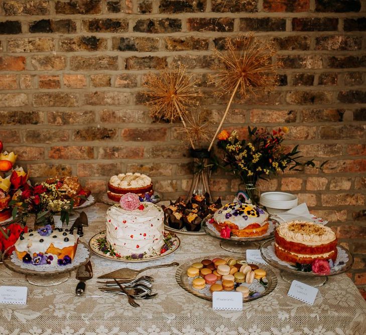 Homemade Cake Dessert Table