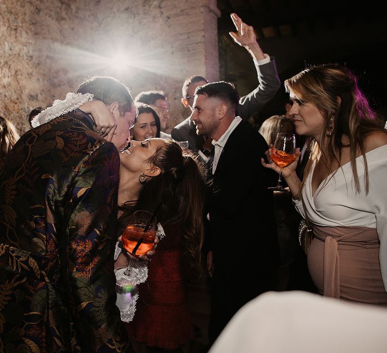 Bride and groom first dance