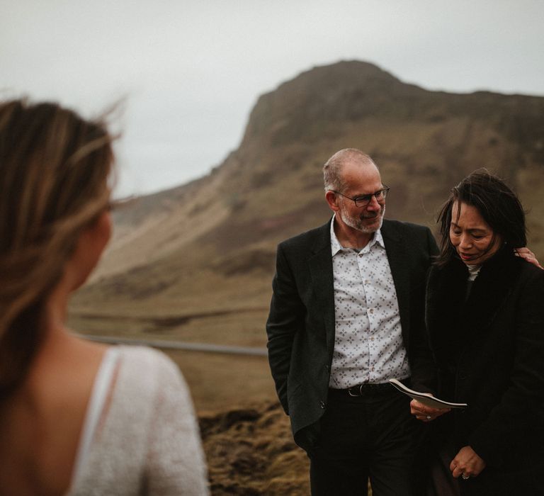 Iceland Elopement Wedding // Bride In Sequin Suzanne Harward Dress // Images By James Frost Photography // Personalised Wedding Vows