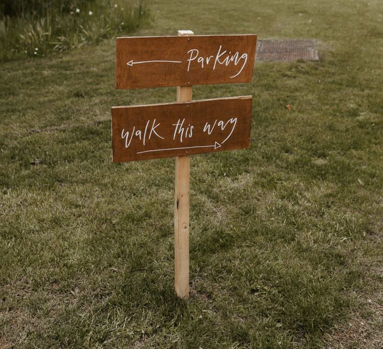 Wooden Wedding Signs