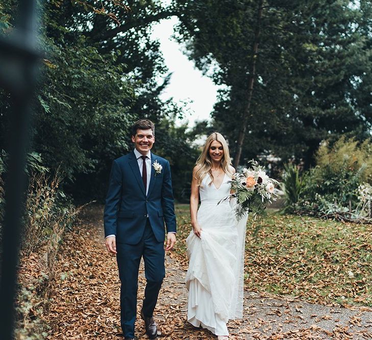 Bride and Groom After Ceremony