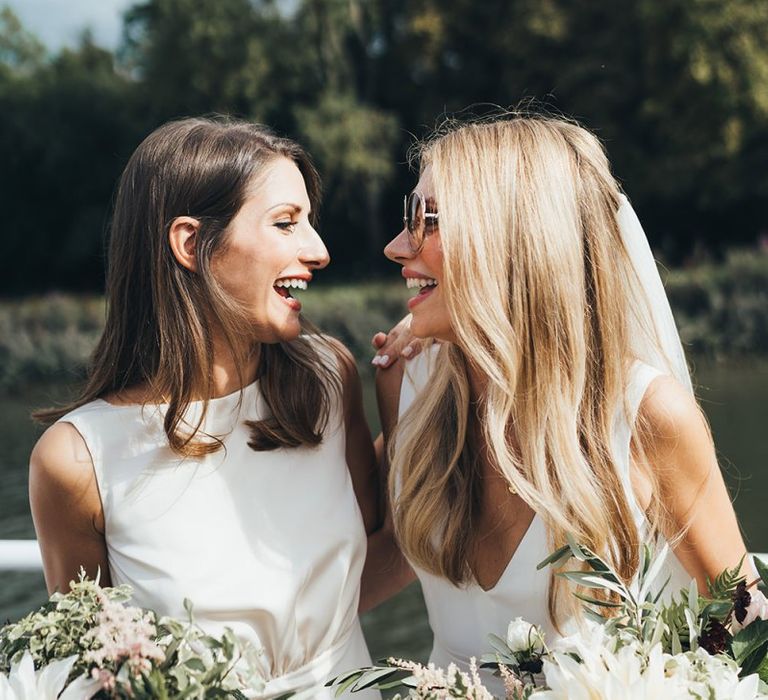 Bride and Bridesmaid Portrait