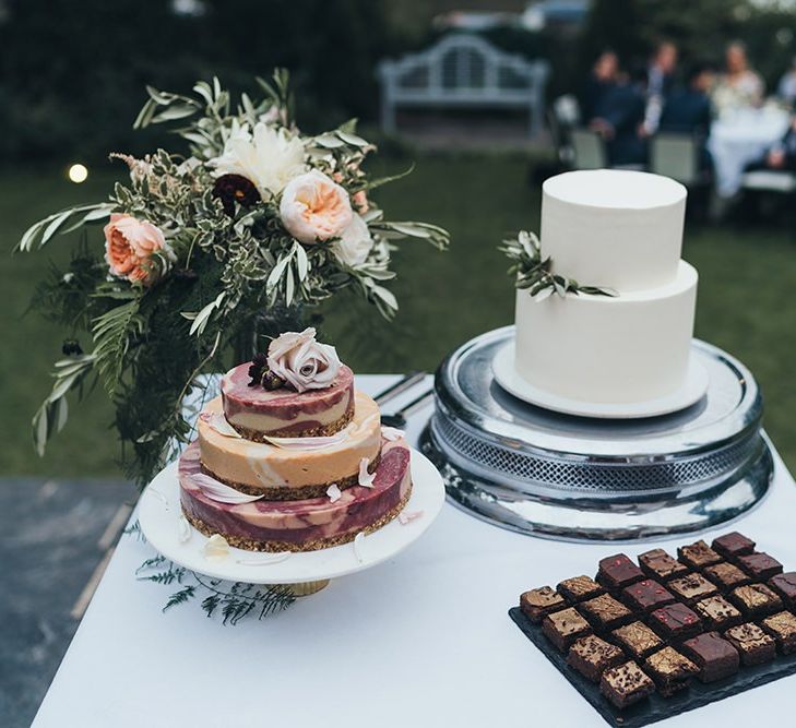 Wedding Cakes Lemond Curd and Raw Vegan Cake