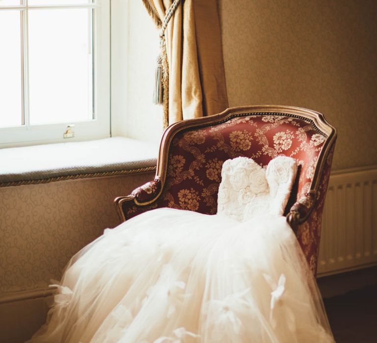 Tulle and Applique Halfpenny London Wedding Dress