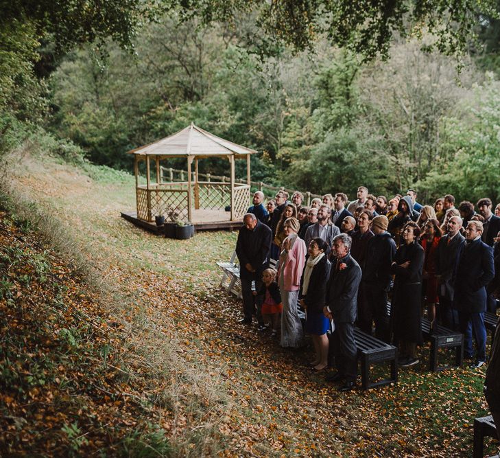 Outdoor Woodland Ceremony at Gorwell Farm in Dorset