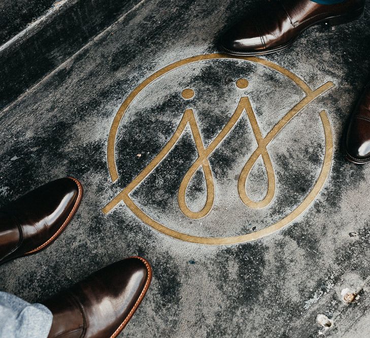 Dark Brown Russell &amp; Bromley Shoes | Brown Aldo Shoes | Same Sex Wedding with Industrial Styling at Wimborne House | Marmelo Photography