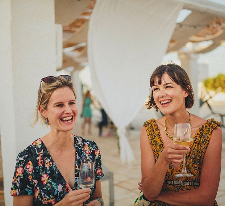 Wedding Guests | Brightly Coloured Destination Wedding at Masseria Potenti Wedding Venue, Puglia, South Italy | Petar Jurica Photography | Marco Odorino Film