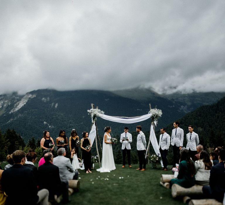 Wedding Ceremony in the French Alps