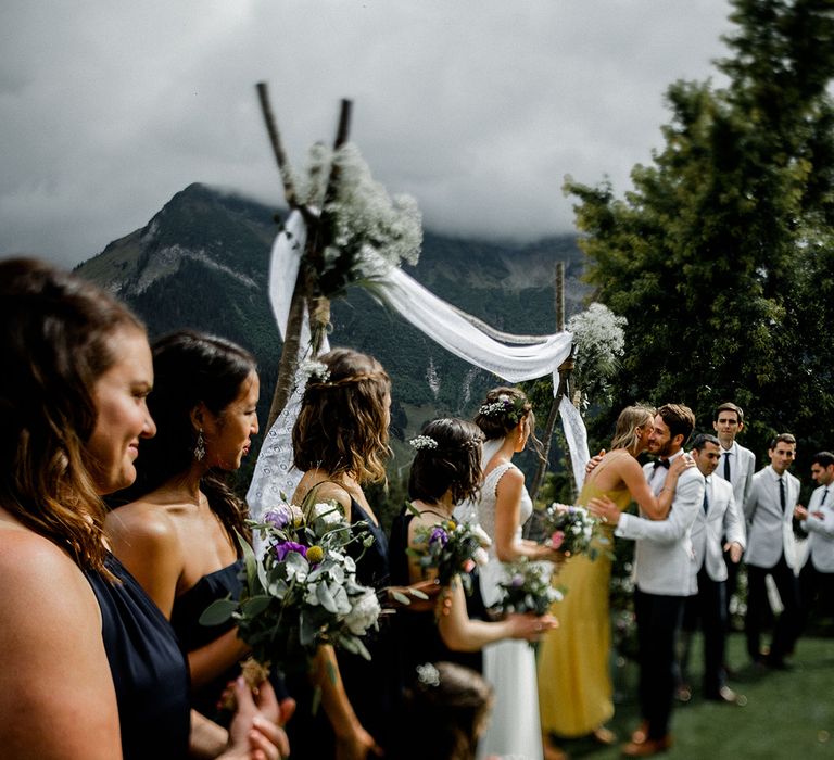 French Alps Wedding Ceremony