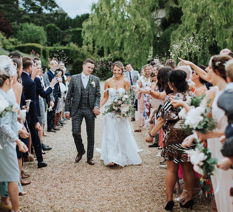 Confetti Exit For Bride and Groom