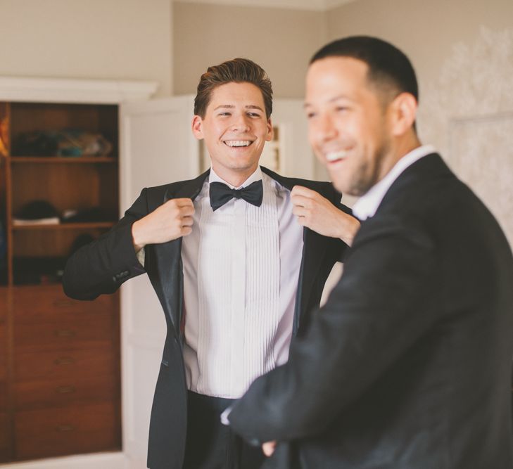 Same-sex Couple Getting Ready on the Wedding Morning